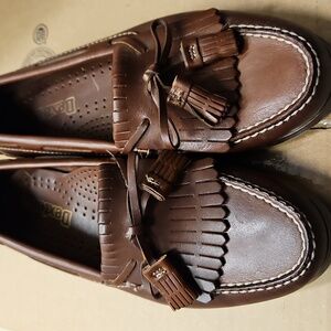 Dexter Men's Dark Brown Leather Tassel Loafers